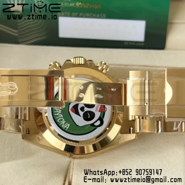 Rolex Daytona 116508 BTF 1:1 Best Edition Green Dial on YG Bracelet SA4130 - Super Clone Watch | 1:1 Best Version