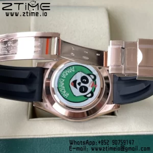 Rolex Daytona 116515 BTF 1:1 Best Edition Black/RG Dial on Oysterflex Rubber Strap SA4130 V2 - Super Clone Watch | 1:1 Best Version