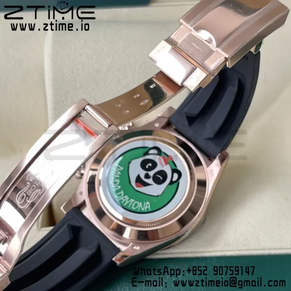 Rolex Daytona 116515 BTF 1:1 Best Edition Black/RG Dial on Oysterflex Rubber Strap SA4130 V2 - Super Clone Watch | 1:1 Best Version