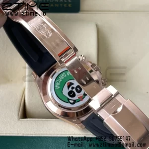 Rolex Daytona 116515 BTF 1:1 Best Edition Black/RG Dial on Oysterflex Rubber Strap SA4130 V2 - Super Clone Watch | 1:1 Best Version