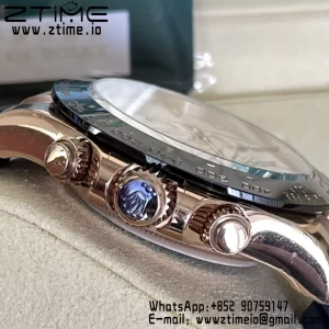 Rolex Daytona 116515 BTF 1:1 Best Edition White Dial on Oysterflex Rubber Strap SA4130 V2 - Super Clone Watch | 1:1 Best Version