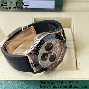 Rolex Rolex Daytona 116515 BTF 1:1 Best Edition RG Dial on Oysterflex Rubber Strap SA4130 V2 - Super Clone Watch | 1:1 Best Version