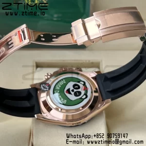 Rolex Rolex Daytona 116515 BTF 1:1 Best Edition RG Dial on Oysterflex Rubber Strap SA4130 V2 - Super Clone Watch | 1:1 Best Version