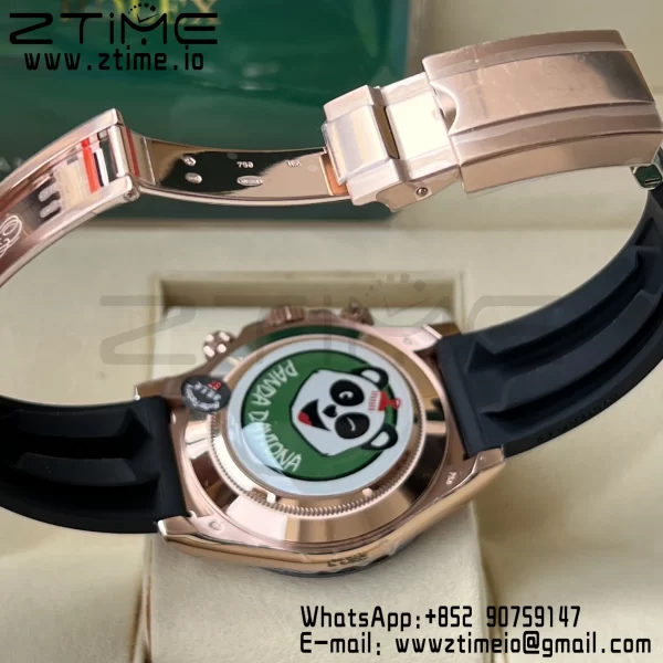 Rolex Rolex Daytona 116515 BTF 1:1 Best Edition RG Dial on Oysterflex Rubber Strap SA4130 V2 - Super Clone Watch | 1:1 Best Version