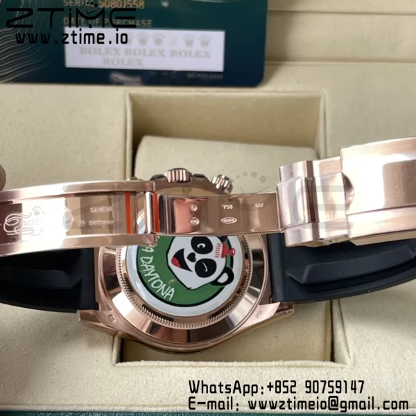 Rolex Daytona 116515 BTF 1:1 Best Edition Brown Dial on Oysterflex Rubber Strap SA4130 V2 - Super Clone Watch | 1:1 Best Version