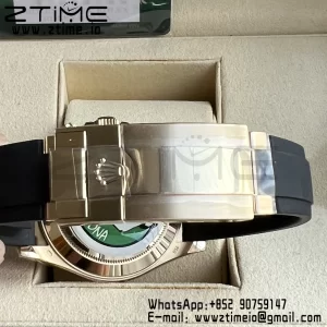 Rolex Daytona 116518 BTF 1:1 Best Edition Black Lume Dial on Oysterflex Rubber Strap SA4130 V2 - Super Clone Watch | 1:1 Best Version