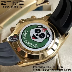 Rolex Daytona 116518 BTF 1:1 Best Edition Black Diamonds Dial on Oysterflex Rubber Strap SA4130 V2 - Super Clone Watch | 1:1 Best Version