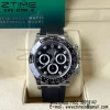 Rolex Daytona 116519 BTF 1:1 Best Edition Quadrante nero con diamanti su cinturino in gomma Oysterflex SA4130 V2 - Orologio Super Clone | 1:1 Best Version