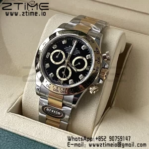 Rolex Rolex Daytona 116503 BTF 1:1 Best Edition 904L SS Case and Bracelet Black Diamonds  Dial SA4130 - Super Clone Watch | 1:1 Best Version