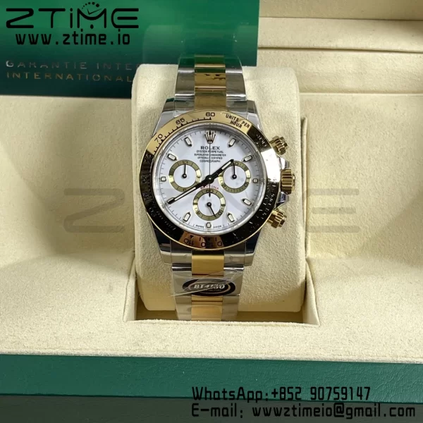 Rolex Daytona 116503 BTF 1:1 Best Edition 904L SS Case and Bracelet White Dial SA4130 - Super Clone Watch | 1:1 Best Version