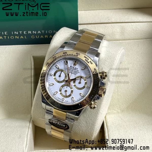 Rolex Daytona 116503 BTF 1:1 Best Edition 904L SS Case and Bracelet White Dial SA4130 - Super Clone Watch | 1:1 Best Version
