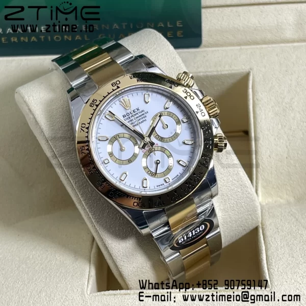 Rolex Daytona 116503 BTF 1:1 Best Edition 904L SS Case and Bracelet White Dial SA4130 - Super Clone Watch | 1:1 Best Version