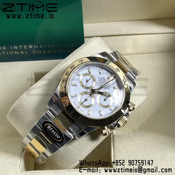 Rolex Daytona 116503 BTF 1:1 Best Edition 904L SS Case and Bracelet White Dial SA4130 - Super Clone Watch | 1:1 Best Version
