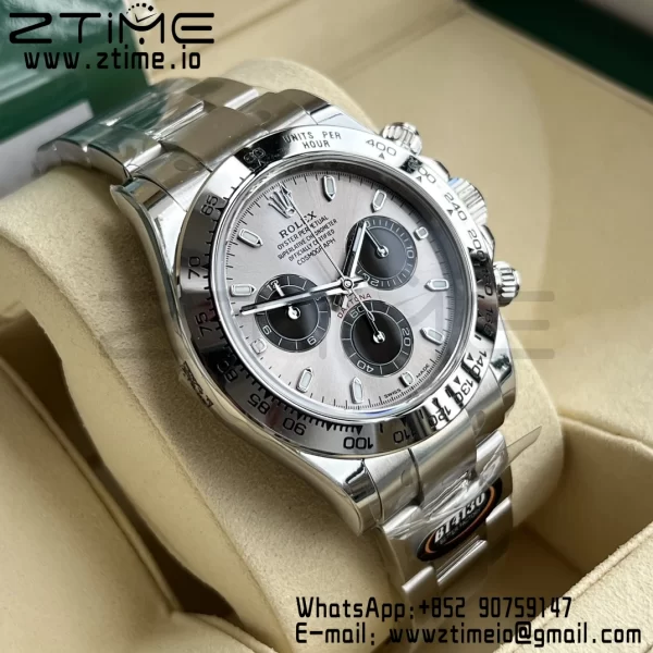 Rolex Daytona 116509 BTF 1:1 Best Edition 904L SS Case and Bracelet Gray Dial SA4130 - Super Clone Watch | 1:1 Best Version