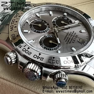 Rolex Daytona 116509 BTF 1:1 Best Edition 904L SS Case and Bracelet Gray Dial SA4130 - Super Clone Watch | 1:1 Best Version
