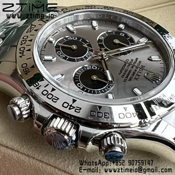 Rolex Daytona 116509 BTF 1:1 Best Edition 904L SS Case and Bracelet Gray Dial SA4130 - Super Clone Watch | 1:1 Best Version