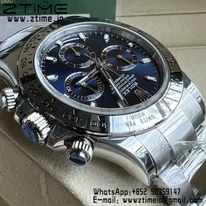 Rolex Daytona 116509 BTF 1:1 Mejor Edición 904L SS Caja y Pulsera Esfera Azul SA4130 - Super Clone Watch | 1:1 Mejor Versión