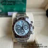 Rolex Daytona 116506 Brown Ceramic BTF 1:1 Best Edition Ice Blue Dial on SS Bracelet SA4130 V2 - Super Clone Watch | 1:1 Best Version