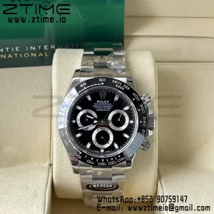 Rolex Daytona 116500 BTF 1:1 Best Edition 904L SS Case and Bracelet Black Dial SA4130 V2 - Super Clone Watch | 1:1 Best Version