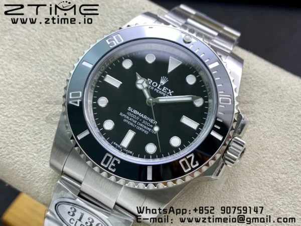 Rolex Submariner 114060 Χωρίς Ημερομηνία Μαύρο Κεραμικό Καθαρό Εργοστάσιο 904L 1:1 Best Edition σε SS Βραχιόλι VR3130 - Super Clone Watch | 1:1 Best Version