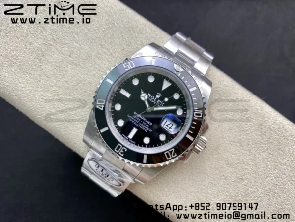 Rolex Submariner 116610 LN Black Ceramic Clean Factory 1:1 Best Edition 904L SS Case and Bracelet VS3135 - Super Clone Watch | 1:1 Best Version