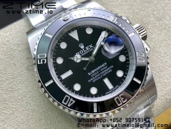 Rolex Submariner 116610 LN Black Ceramic Clean Factory 1:1 Best Edition 904L SS Case and Bracelet VS3135 - Super Clone Watch | 1:1 Best Version
