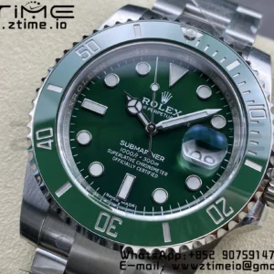 Rolex Submariner 116610 LV Green Ceramic Clean Factory 1:1 Best Edition 904L SS Case and Bracelet VS3135 - Super Clone Watch | 1:1 Best Version