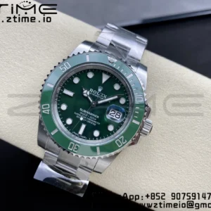 Rolex Submariner 116610 LV Green Ceramic Clean Factory 1:1 Best Edition 904L SS Case and Bracelet VS3135 - Super Clone Watch | 1:1 Best Version