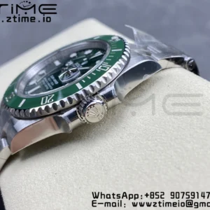 Rolex Submariner 116610 LV Green Ceramic Clean Factory 1:1 Best Edition 904L SS Case and Bracelet VS3135 - Super Clone Watch | 1:1 Best Version