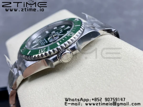 Rolex Submariner 116610 LV Green Ceramic Clean Factory 1:1 Best Edition 904L SS Case and Bracelet VS3135 - Super Clone Watch | 1:1 Best Version