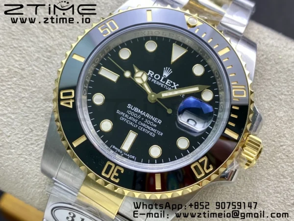 Rolex Submariner 116613 LN Black Ceramic Clean Factory 1:1 Best Edition 904L SS Case and Bracelet VS3135 - Super Clone Watch | 1:1 Best Version