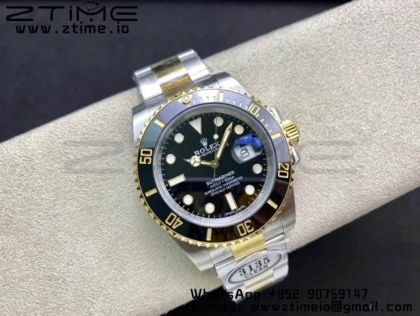 Rolex Submariner 116613 LN Black Ceramic Clean Factory 1:1 Best Edition 904L SS Case and Bracelet VS3135 - Super Clone Watch | 1:1 Best Version