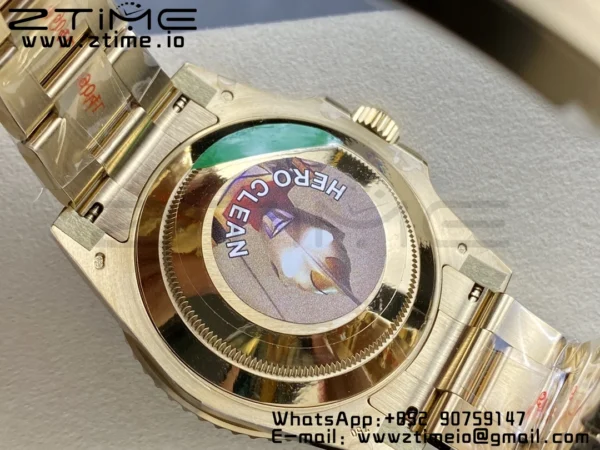 Rolex Submariner 116618 LB Blue Ceramic YG Plated 904L Steel Clean Factory 1:1 Best Edition VS3135 - Super Clone Watch | 1:1 Best Version