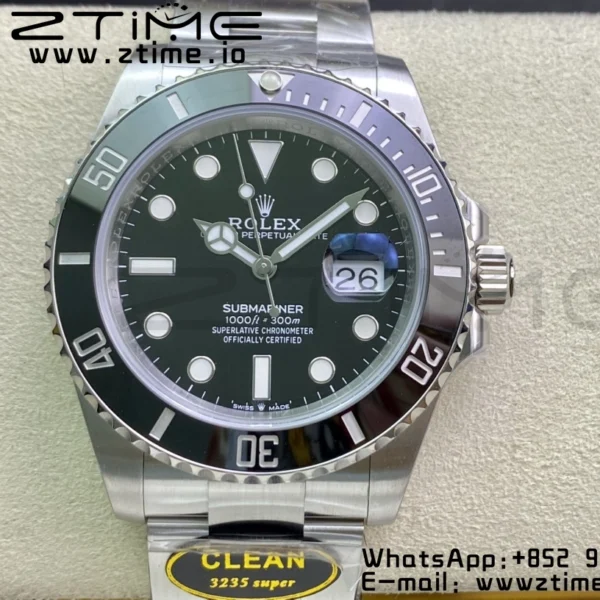 Rolex Submariner 41mm 126610 LN Μαύρο κεραμικό 904L Steel Clean Factory 1:1 Best Edition S3235 - Super Clone Watch | 1:1 Best Version