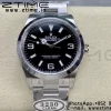 Rolex Explorer I 214270 36mm Clean 1:1 Best Edition Black Dial on SS Bracelet VR3132 - Super Clone Watch | 1:1 Best Version