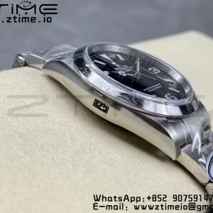 Rolex Explorer I 214270 36mm Clean 1:1 Best Edition Black Dial on SS Bracelet VR3132 - Super Clone Watch | 1:1 Best Version