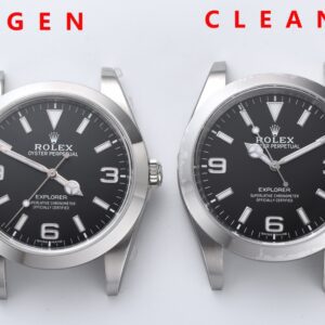 Rolex Explorer I 214270 36mm Clean 1:1 Best Edition Black Dial on SS Bracelet VR3132 - Super Clone Watch | 1:1 Best Version