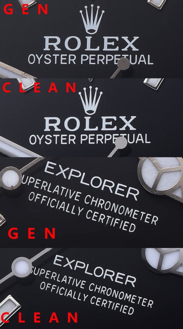 Rolex Explorer I 214270 36mm Clean 1:1 Best Edition Black Dial on SS Bracelet VR3132 - Super Clone Watch | 1:1 Best Version