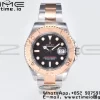 Rolex Yacht-Master 126621 SS/RG Clean Factory 904L Steel Black Dial on SS/RG Bracelet VR3235 - Super Clone Watch | 1:1 Best Version