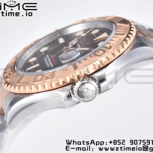 Rolex Yacht-Master 126621 SS/RG Clean Factory 904L Steel Brown Dial on SS/RG Bracelet VR3235 - Super Clone Watch | 1:1 Best Version