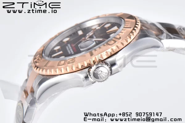 Rolex Yacht-Master 126621 SS/RG Clean Factory 904L Steel Brown Dial on SS/RG Bracelet VR3235 - Super Clone Watch | 1:1 Best Version