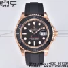 Rolex Yacht-Master 126655 Clean Factory 1:1 Best Edition Black Ceramic Bezel on Oysterflex Strap VR3235 - Super Clone Watch | 1:1 Best Version
