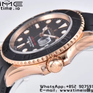 Rolex Yacht-Master 126655 Clean Factory 1:1 Best Edition Black Ceramic Bezel on Oysterflex Strap VR3235 - Super Clone Watch | 1:1 Best Version