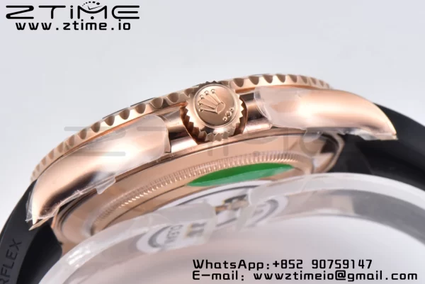 Rolex Yacht-Master 126655 Clean Factory 1:1 Best Edition Black Ceramic Bezel on Oysterflex Strap VR3235 - Super Clone Watch | 1:1 Best Version