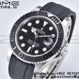 Rolex Yacht-Master 42mm 226659 Clean Factory Best Edition 3D Black Ceramic Bezel on Oysterflex Strap VR3235 - Super Clone Watch | 1:1 Best Version