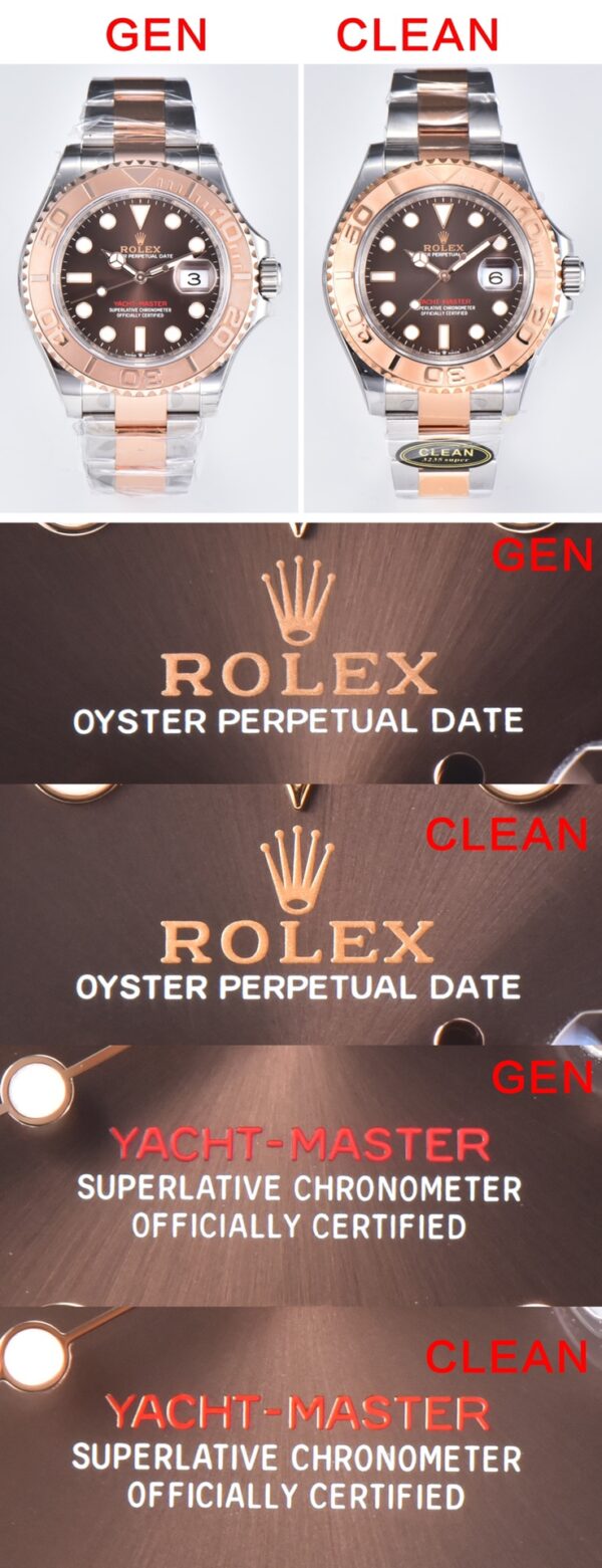 Rolex Yacht-Master 126621 SS/RG Clean Factory 904L Steel Brown Dial on SS/RG Bracelet VR3235 - Super Clone Watch | 1:1 Best Version