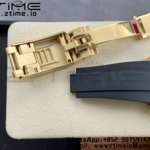 Rolex Yacht-Master 42mm 226658 YG Clean Factory 1:1 Best Edition Ceramic Bezel Black Dial on Oysterflex Strap VR3235 - Super Clone Watch | 1:1 Best Version