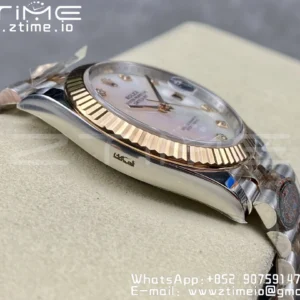 Rolex DateJust 41mm 126331 904L SS Clean 1:1 Best Edition MOP Dial on SS/RG Jubilee Bracelet VR3235 - Super Clone Watch | 1:1 Best Version