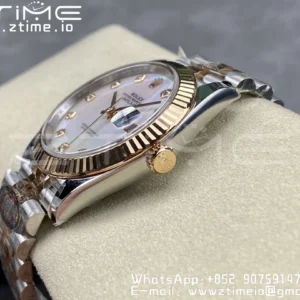 Rolex DateJust 41mm 126331 904L SS Clean 1:1 Best Edition MOP Dial on SS/RG Jubilee Bracelet VR3235 - Super Clone Watch | 1:1 Best Version