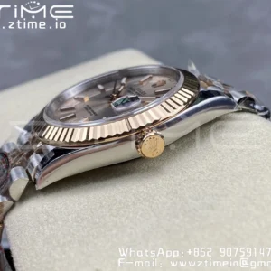 Rolex Rolex DateJust 41 126331 904L SS/RG Clean 1:1 Best Edition Champagne Dial on Jubilee Bracelet VR3235 - Super Clone Watch | 1:1 Best Version